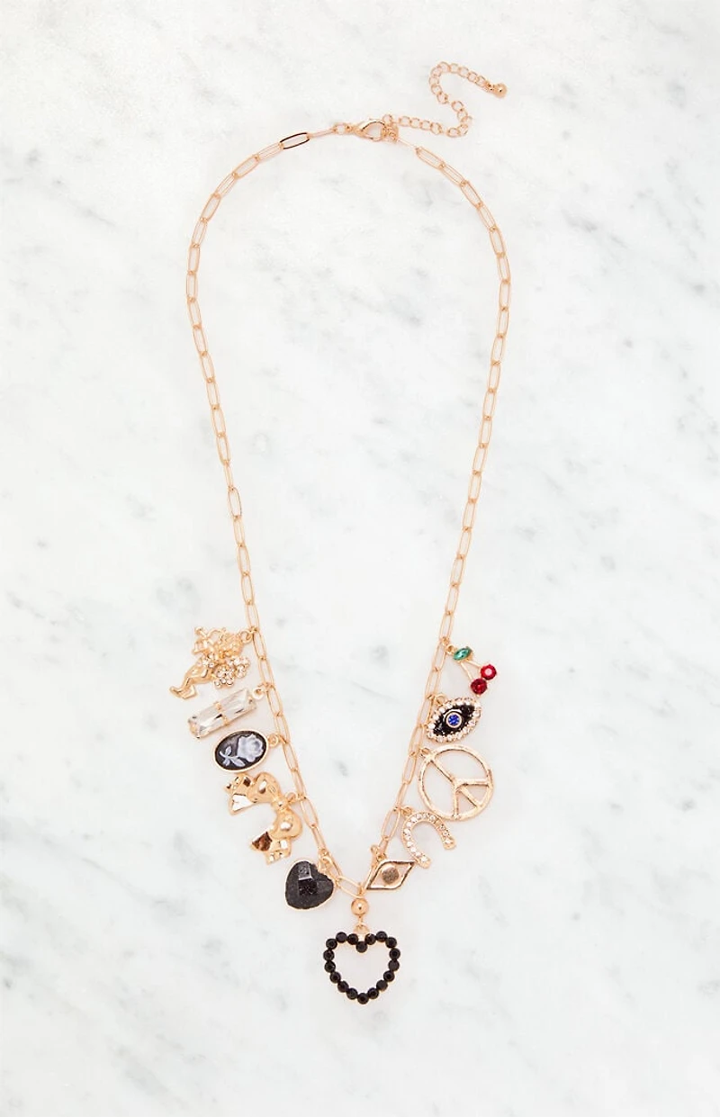 LA Hearts Ella Charm Necklace
