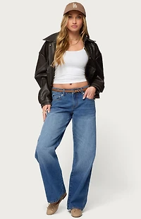 Edikted Lauryn Low Rise Baggy Jeans