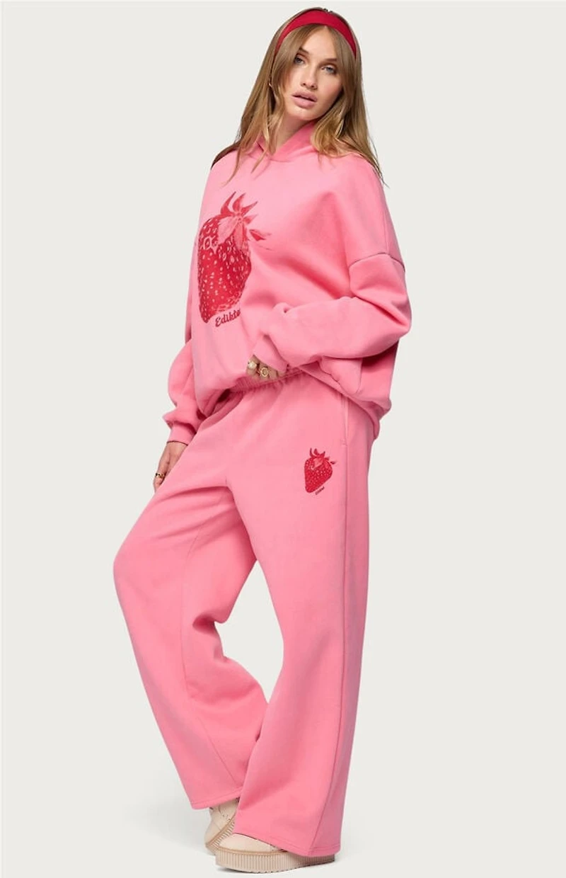 Edikted Strawberry Babe Hoodie