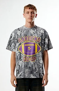 GARDENS & SEEDS CO-OP Camo Football T-Shirt