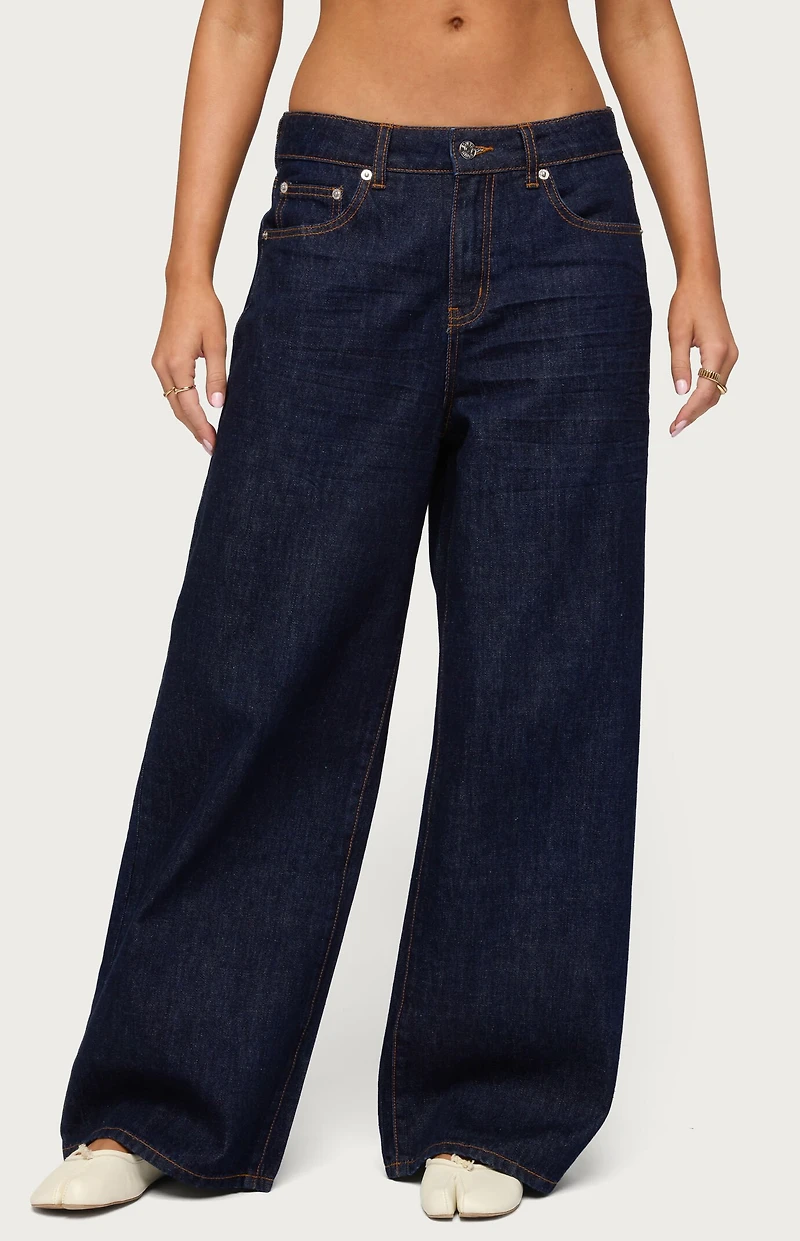 Edikted Juanita Low Rise Baggy Jeans