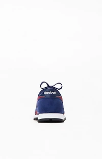 Reebok Kids Navy & Burgundy Classic Nylon Collegiate Shoes