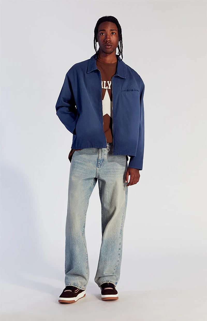 Pacsun Dylan Baggy Jeans Light Indigo Tinted