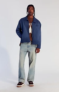 Pacsun Dylan Baggy Jeans Light Indigo Tinted