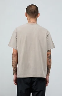 A.R.C. Tan Vintage Wash Heavyweight Oversized T-Shirt