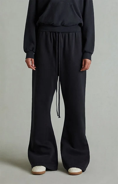 Fear of God ESSENTIALS Women's Vintage Black Fleece Flare Sweatpants