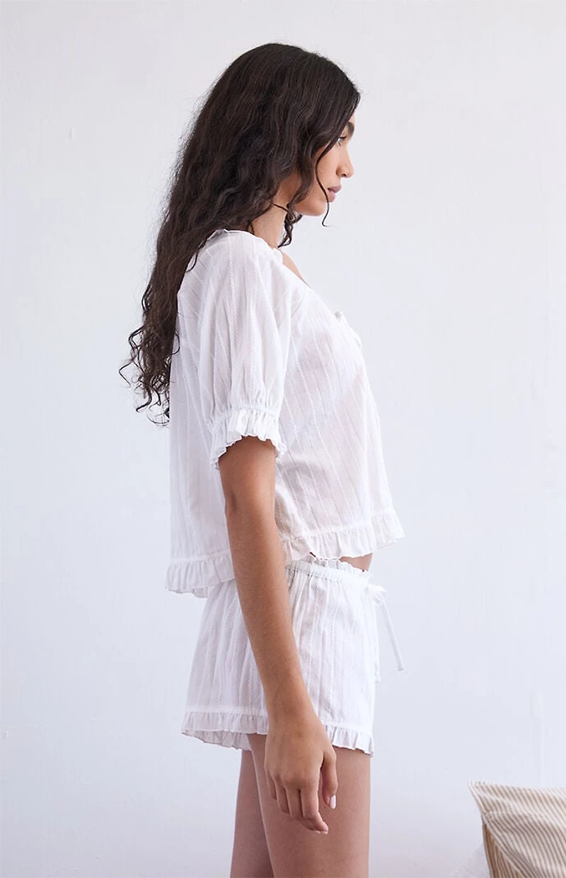 PS GOODNIGHT Ruffle Pajama Shorts