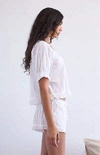 PS GOODNIGHT Ruffle Pajama Shorts
