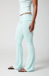 PAC 1980 DRIFT Active Fold-Over Waistband Flare Yoga Pants
