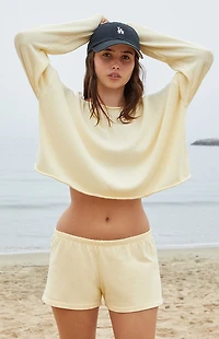 John Galt Yellow Emery Lounge Shorts