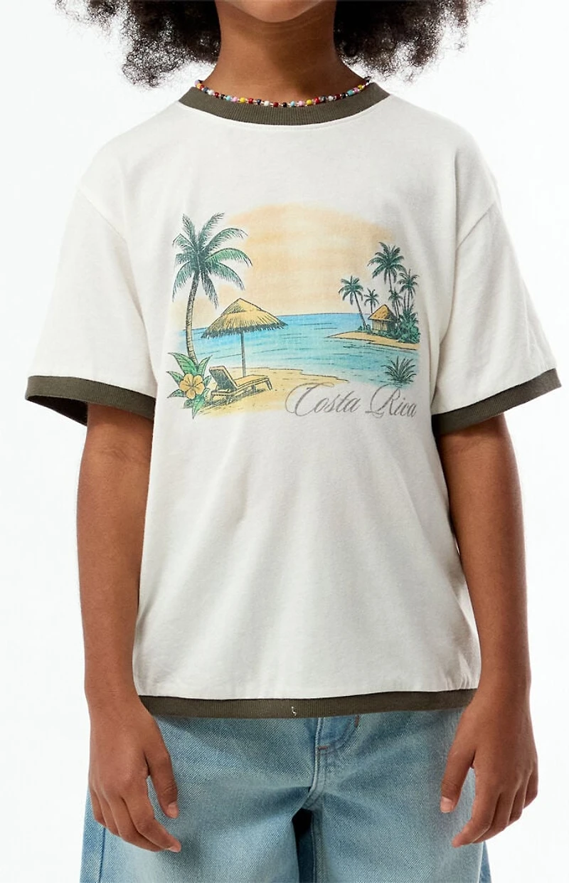 Pacsun Kids Costa Rica Ringer T-Shirt
