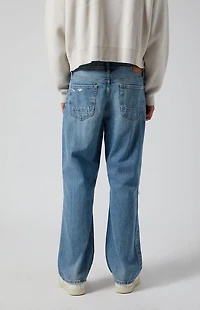 Pacsun Dylan Baggy Jeans Ripped Medium Blue