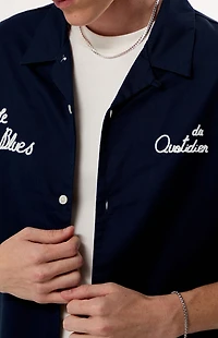 Pacsun Liberte Le Blues Camp Shirt