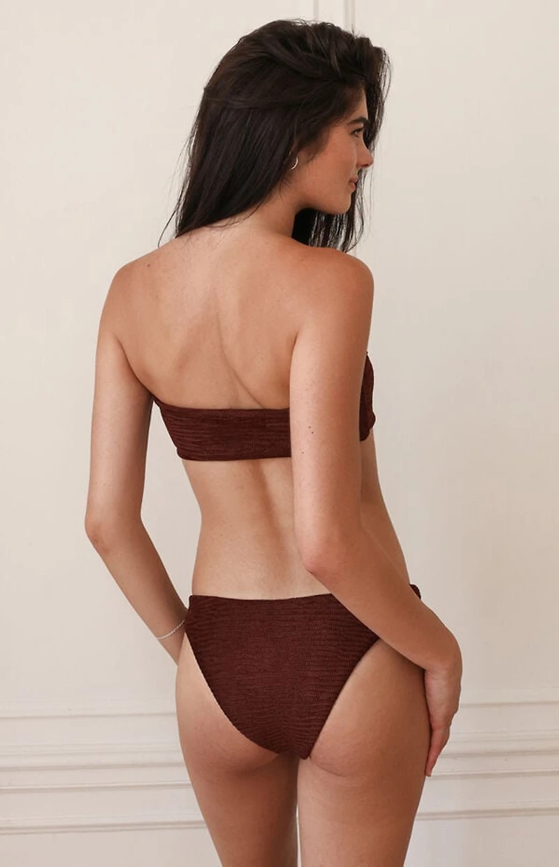 Dippin' Daisy's Bunny Knotted Bandeau Bikini Top