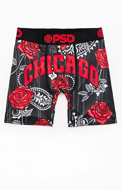 PSD Underwear Chicago Roses Boxer Briefs