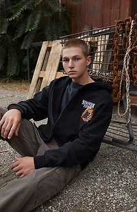 Netflix x Stranger Things Creatures Welcome Zip Up Hoodie