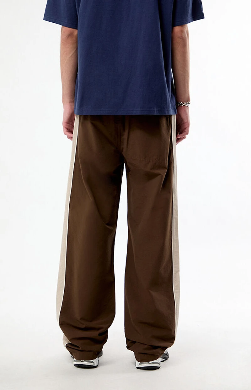 Pacsun Brown Brodie Baggy Track Pants