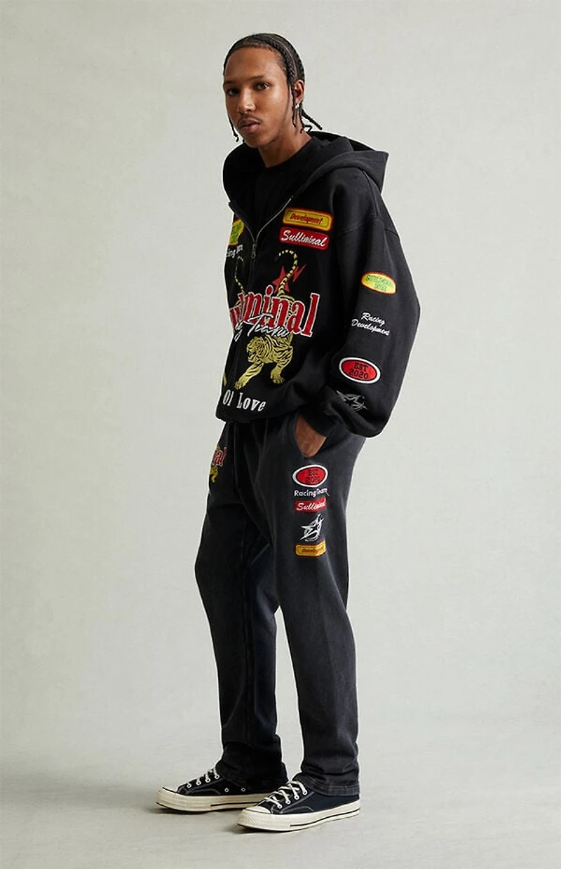 Pacsun Subliminal Fleece Straight Leg Sweatpants