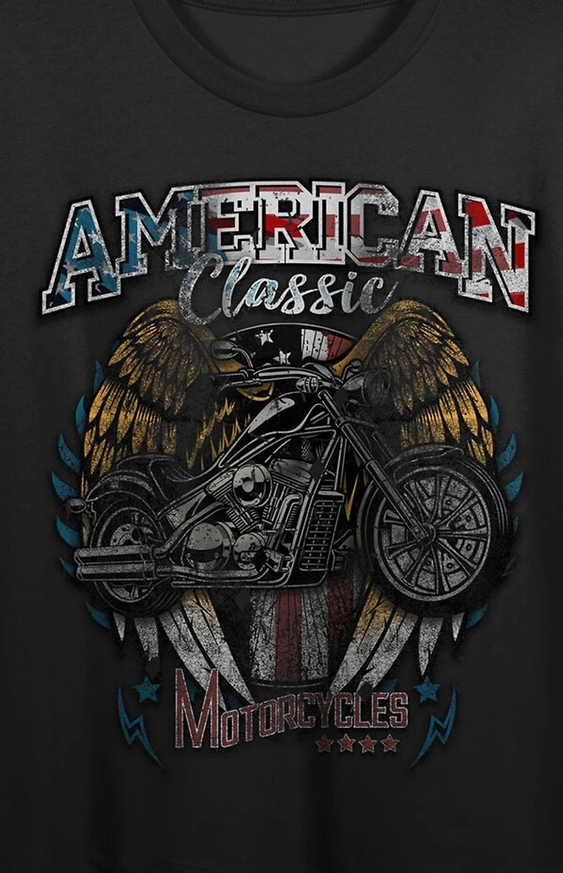 Hi-Octane Customs Motorcycles Cropped T-Shirt