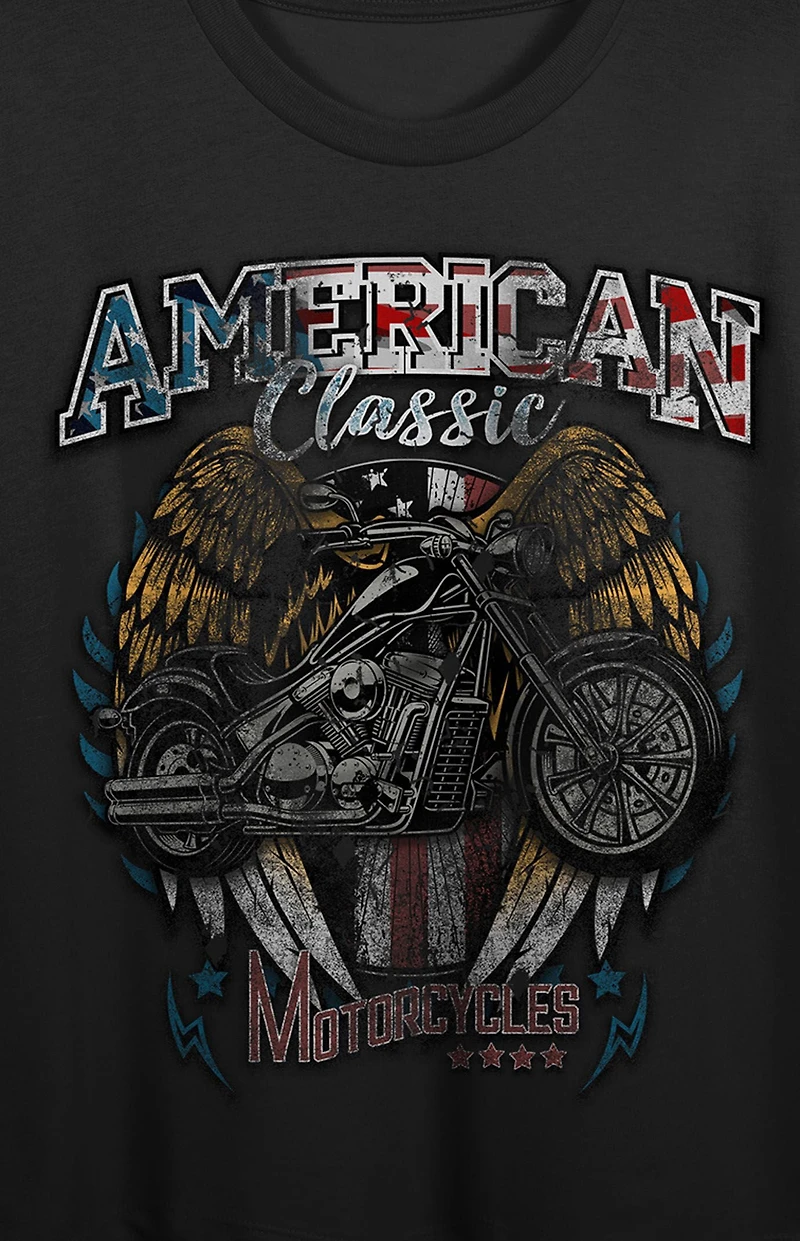 Hi-Octane Customs Motorcycles Cropped T-Shirt