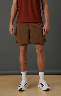A.R.C. Active Brown Ripstop Running Shorts