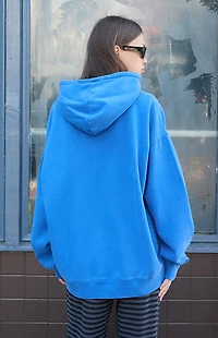 John Galt Electric Blue Christy Oversized Hoodie