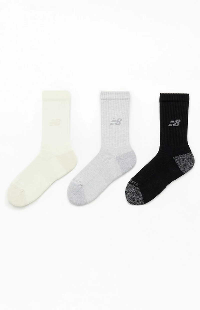 New Balance 3 Pack Active Crew Socks