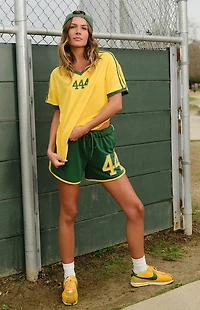 THE MAYFAIR GROUP 444 Aligned Retro Sweat Shorts