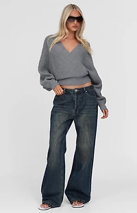 Tiger Mist Raven Surplice Sweater