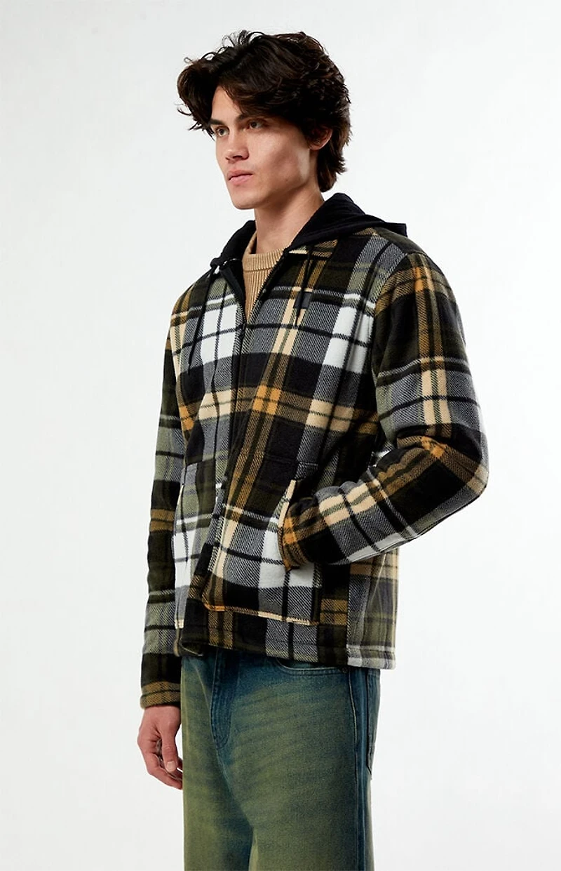 Hurley Easy Rider Hooded Sherpa Flannel Shirt