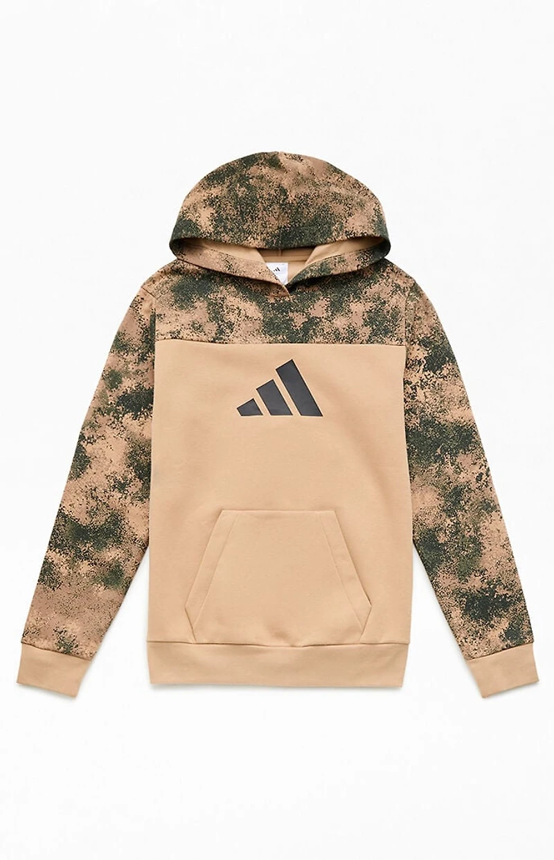 adidas Kids AOP Colorblock Camo Hoodie