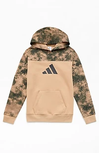 adidas Kids AOP Colorblock Camo Hoodie