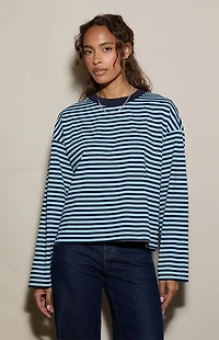 Pacsun Drew Striped Boxy Long Sleeve T-Shirt