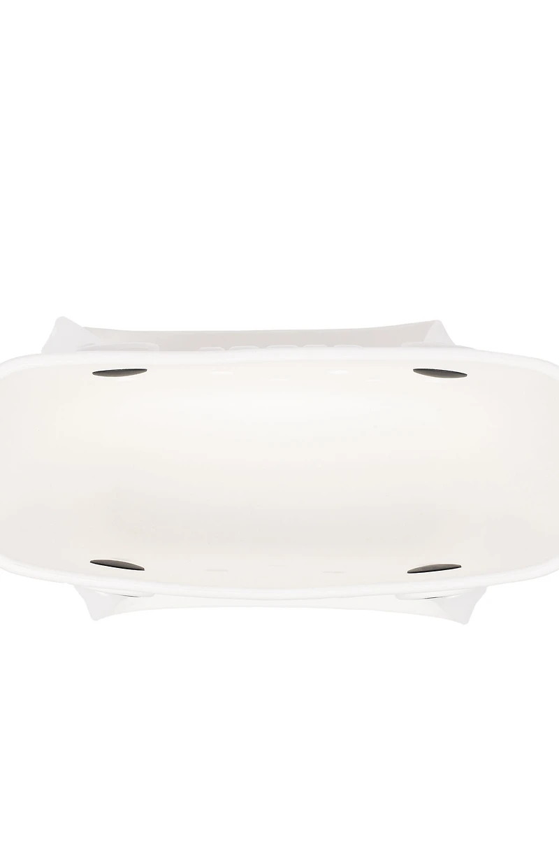 Crocs White Micro Classic Tote Bag