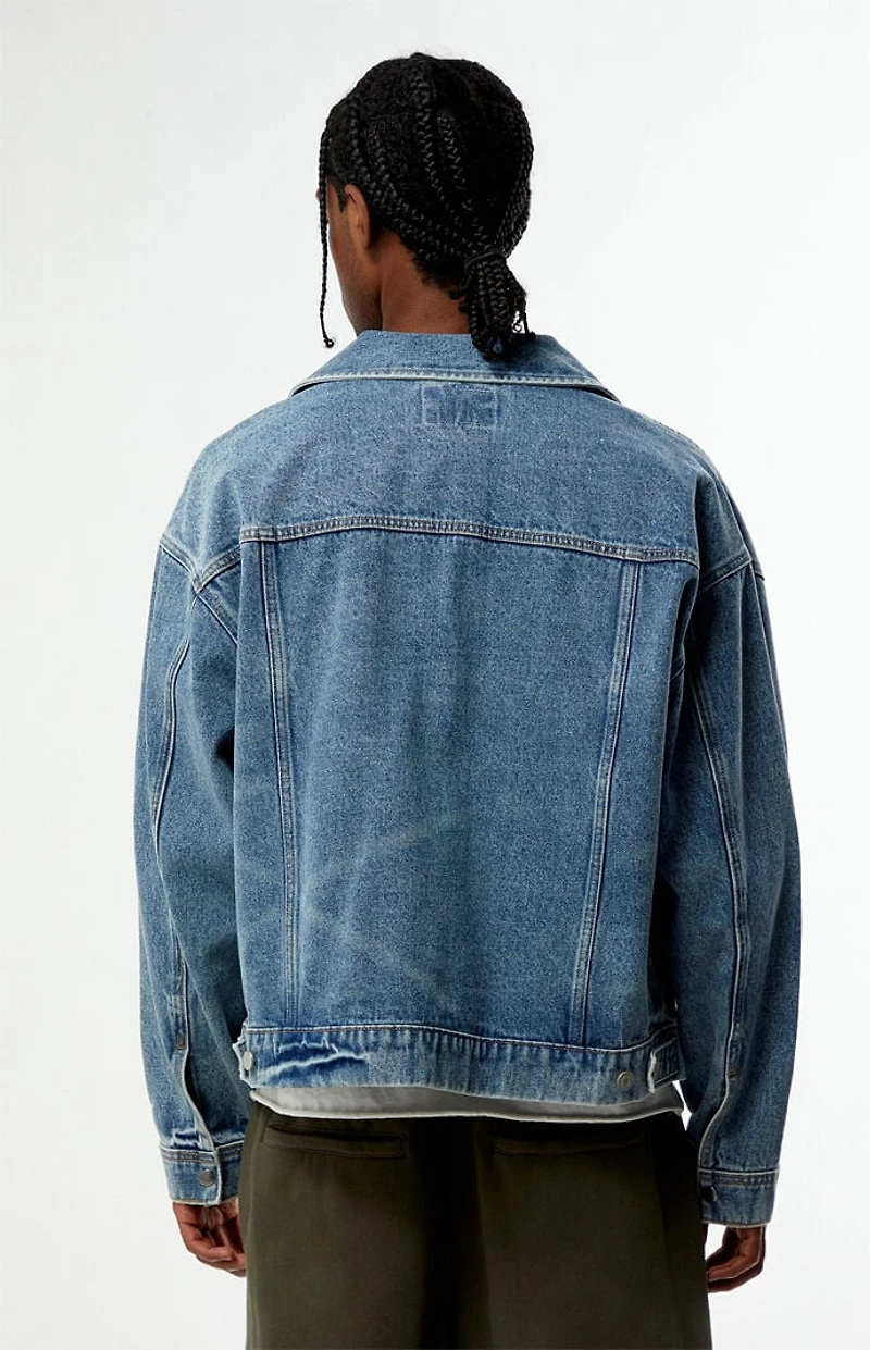 Pacsun Brooks Medium Blue Denim Jacket