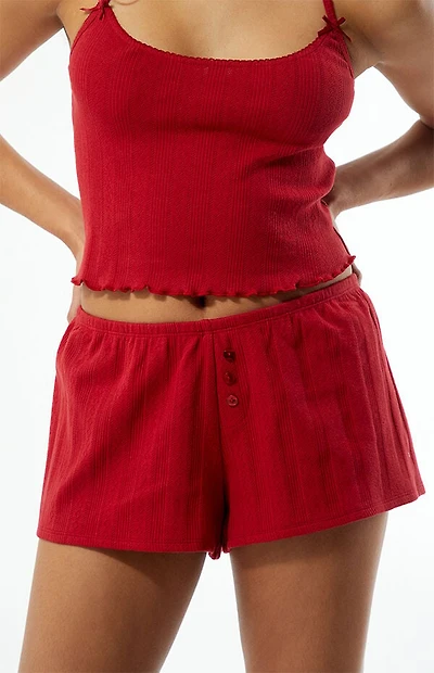 Est. PAC 1980 Pointelle Lounge Shorts