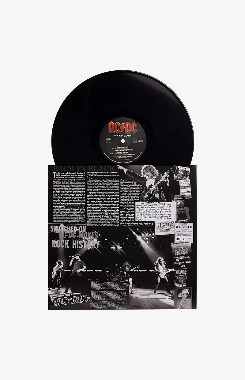 AC/DC Back In Black Vinyl Record