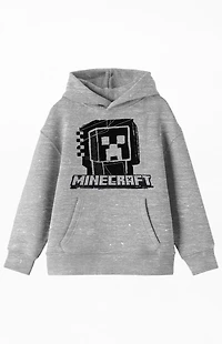 Kids Minecraft Monochrome Hoodie