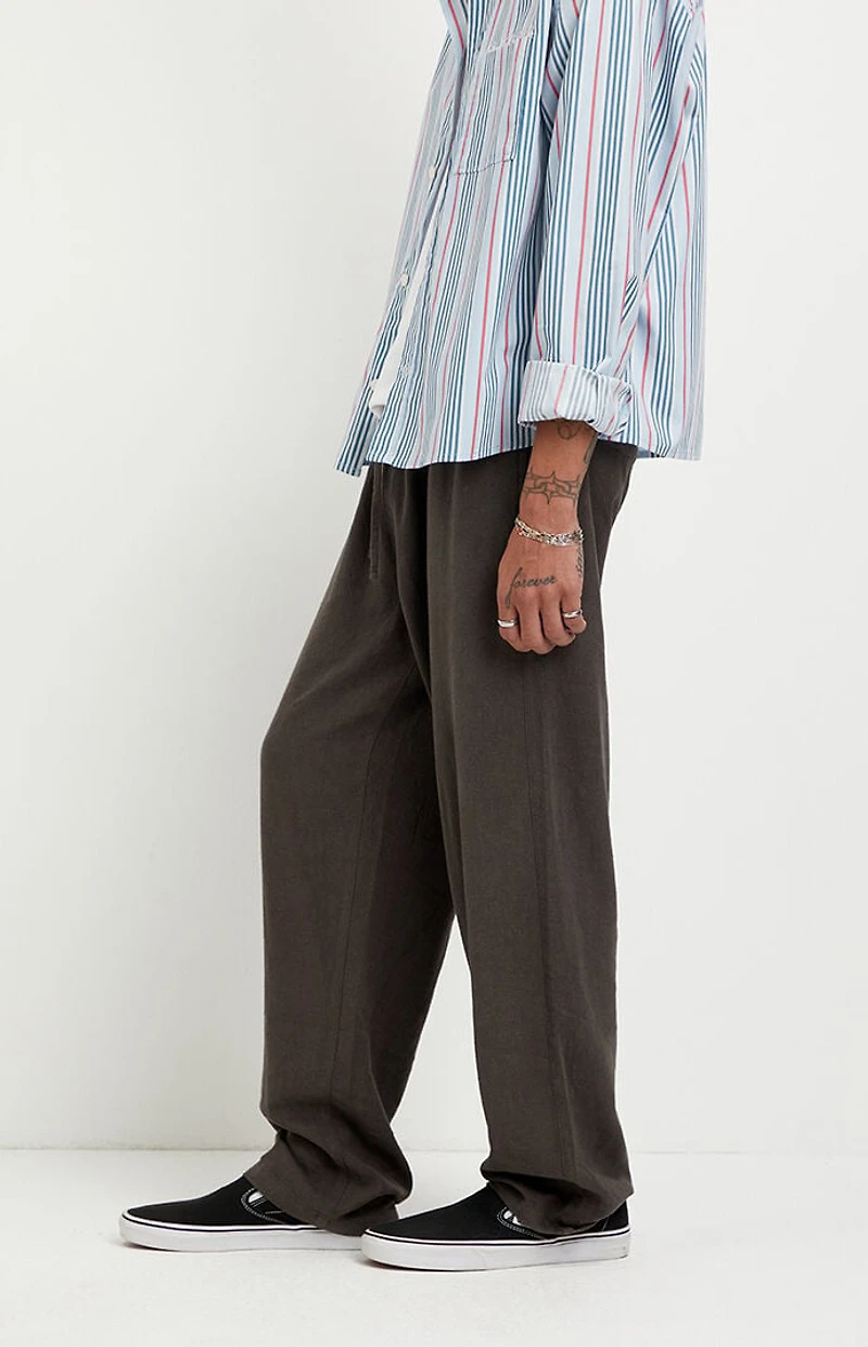 Pacsun Wilder Linen Straight Pants