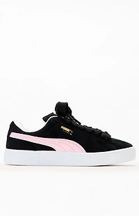 Puma Women's Black & Pink Suede XL Sneakers