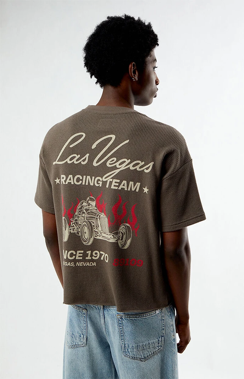Pacsun Las Vegas Racing Waffle Knit T-Shirt