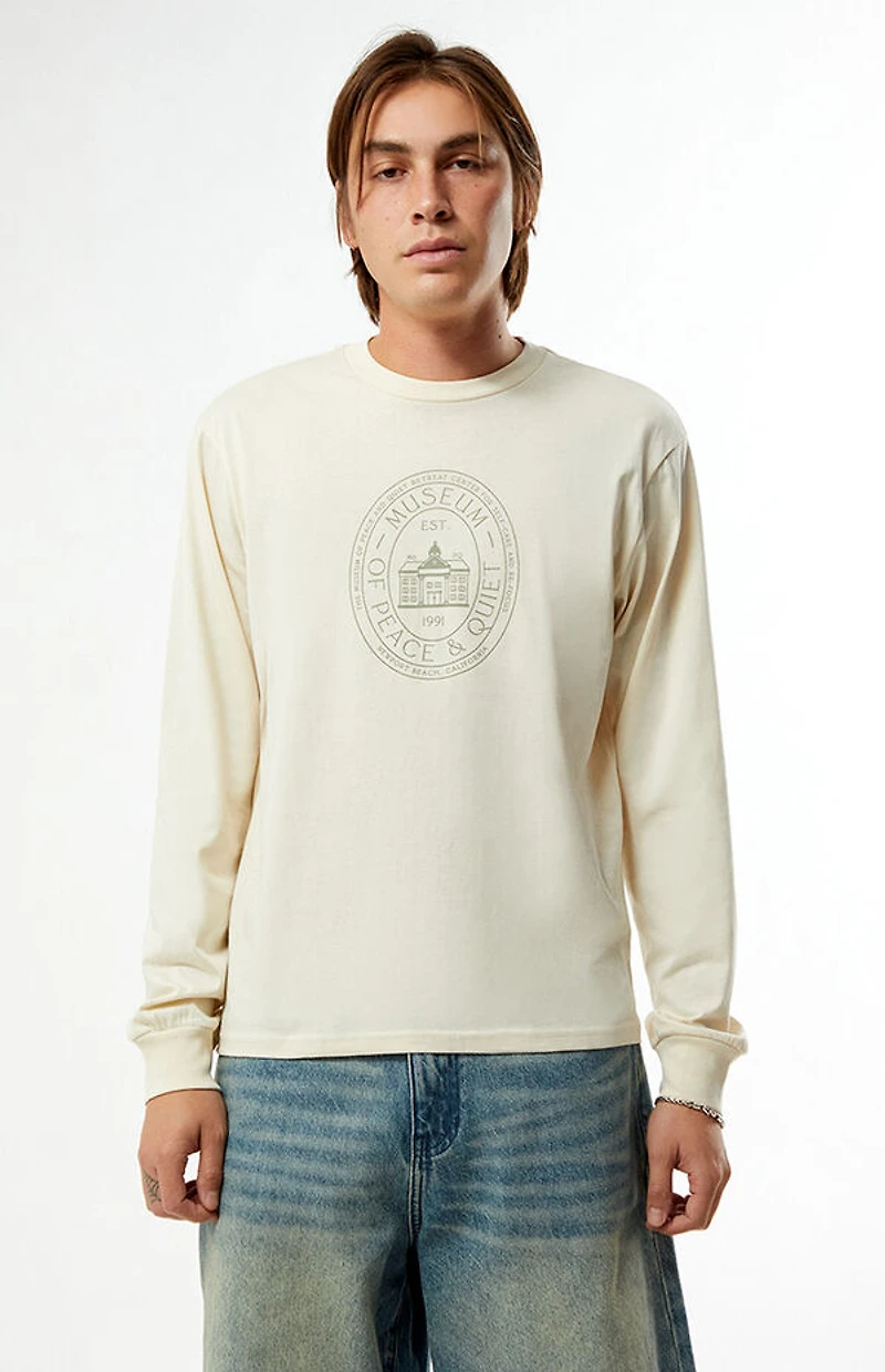 MUSEUM OF PEACE & QUIET Retreat Center Long Sleeve T-Shirt