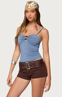 Edikted Chantelle Keyhole Tank Top