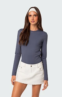 Edikted Neta Back Cut Out Bodysuit