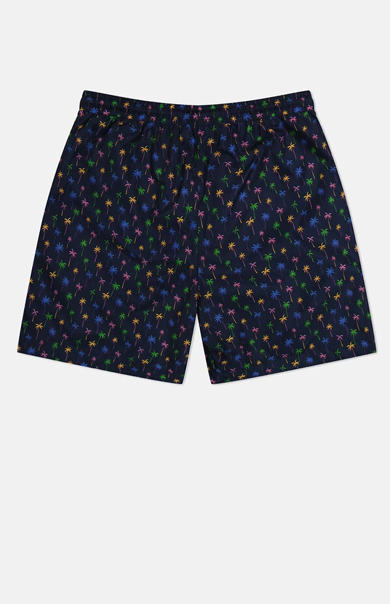 WeSC America Inc Zack Micro Palm AOP 5" Swim Trunks