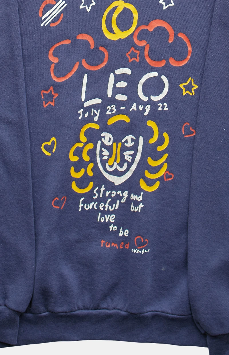 PS VINTAGE '90s Leo Crew Neck Sweatshirt