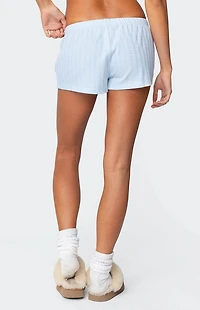 Edikted Irene Low Rise Pointelle Micro Shorts