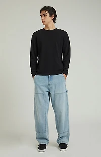 Pacsun Dylan Baggy Jeans Carpenter Light Blue