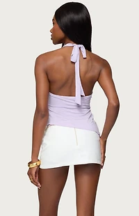 Edikted Arian Starfish Asymmetric Halter Top