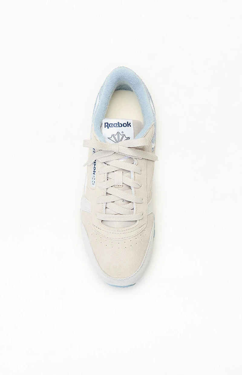 Reebok Women's Blue Classic Suede Sneakers